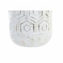 Vaso DKD Home Decor Dorato Metallo Bianco Orientale (17 x 17 x 66 cm)