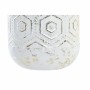 Vaso DKD Home Decor Dorato Metallo Bianco Orientale (17 x 17 x 56 cm)