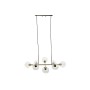 Lampadario DKD Home Decor Dorato Trasparente 220 V 50 W (96 x 50 x 32 cm)