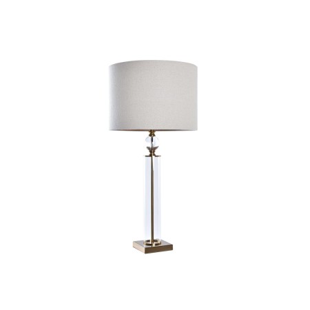 Lampada da tavolo DKD Home Decor Beige Dorato Trasparente 220 V 50 W (41 x 41 x 80 cm)