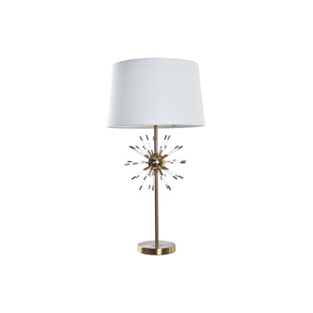 Lampada da tavolo DKD Home Decor Dorato Stella Bianco 220 V 50 W Moderno (41 x 41 x 80 cm)