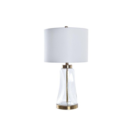 Lampada da tavolo DKD Home Decor Dorato Trasparente Bianco 220 V 50 W Moderno (36 x 36 x 64 cm)