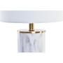 Lampada da tavolo DKD Home Decor Dorato Bianco 220 V 50 W Moderno (23 x 23 x 47 cm)