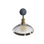 Lampada da Parete DKD Home Decor Nero Dorato Metallo 220 V 50 W (27 x 28 x 28 cm)