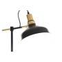 Lampada da Terra DKD Home Decor Nero Dorato Metallo Moderno (48 x 25 x 140 cm)