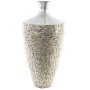 Vaso DKD Home Decor Mosaico Argentato Grigio Madreperla Bambù (25 x 25 x 50,5 cm)