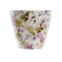 Vaso DKD Home Decor Bianco Verde Rosso Granato Gres Shabby Chic (18 x 18 x 25 cm)