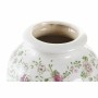 Vaso DKD Home Decor Bianco Verde Rosso Granato Gres Shabby Chic (18 x 18 x 25 cm)