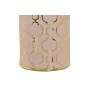 Vaso DKD Home Decor Porcellana Rosa Dorato Orientale (13,5 x 13,5 x 36 cm)