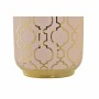 Vaso DKD Home Decor Porcellana Rosa Dorato Orientale (15 x 15 x 41,5 cm)