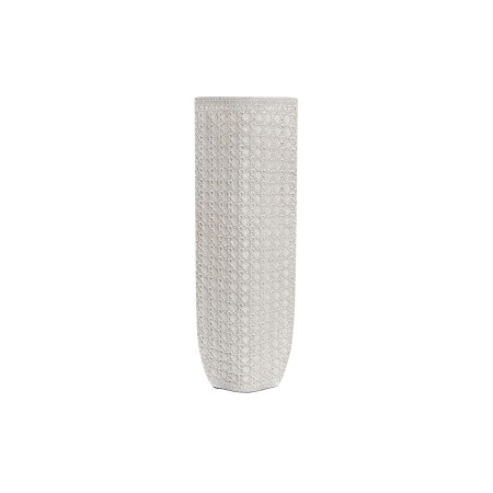 Vaso DKD Home Decor Bianco Resina Moderno (17 x 10 x 47 cm)