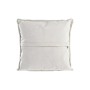 Cuscino DKD Home Decor Grigio Poliestere Pelle Stella Alluminio Bianco Vintage (45 x 15 x 45 cm)