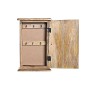 Armadietto portachiavi DKD Home Decor Marrone Marrone scuro Legno di mango (18 x 7,5 x 28 cm)