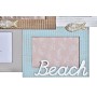 Cornice Portafoto DKD Home Decor Beach Legno Marinaio (46,5 x 2 x 44,5 cm)