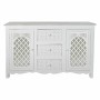 Credenza DKD Home Decor Bianco Specchio Legno di mango (122 x 39 x 77 cm)