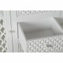 Credenza DKD Home Decor Bianco Specchio Legno di mango (122 x 39 x 77 cm)