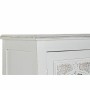 Credenza DKD Home Decor Bianco Specchio Legno di mango (122 x 39 x 77 cm)