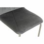 Sedia da Sala da Pranzo DKD Home Decor Grigio Metallo Poliestere (44 x 46 x 90 cm)