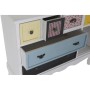 Credenza DKD Home Decor Cristallo Nero Legno Bianco Giallo Blu cielo (103 x 36 x 83 cm)