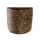 Fermaporta DKD Home Decor Leopardo Pelle (19 x 19 x 19 cm)