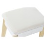 Toeletta DKD Home Decor Specchio Naturale Bianco Legno MDF (75 x 40 x 129 cm)