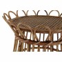 Tavolo aggiuntivo DKD Home Decor Cristallo Marrone Rattan Tropicale (42 x 42 x 45 cm)