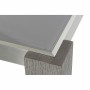 Tavolo da Pranzo DKD Home Decor Cristallo Grigio Alluminio Rovere Vetro Temperato (162 x 92 x 74 cm)