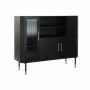 Credenza DKD Home Decor Nero Cristallo Dorato MDF (120 x 38 x 100 cm)