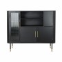 Credenza DKD Home Decor Nero Cristallo Dorato MDF (120 x 38 x 100 cm)