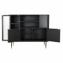 Credenza DKD Home Decor Nero Cristallo Dorato MDF (120 x 38 x 100 cm)