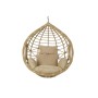 Poltrona da giardino DKD Home Decor Metallo Marrone Poliestere rattan sintetico (90 x 70 x 110 cm)