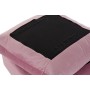 Poggiapiedi DKD Home Decor Rosa Poliestere Moderno (55 x 55 x 30 cm)