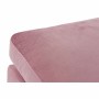 Poggiapiedi DKD Home Decor Rosa Poliestere Moderno (55 x 55 x 30 cm)