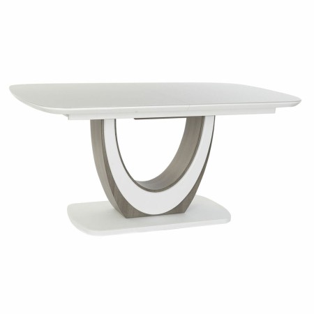 Tavolo da Pranzo DKD Home Decor Cristallo Legno Marrone Bianco Legno MDF (160 x 90 x 76 cm)