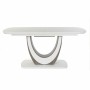 Tavolo da Pranzo DKD Home Decor Cristallo Legno Marrone Bianco Legno MDF (160 x 90 x 76 cm)