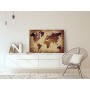 Quadro fai da te - World Map (Brown Colours)