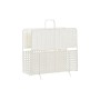 Portariviste DKD Home Decor Naturale Metallo Bianco vimini (36,5 x 15 x 41 cm)