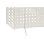 Portariviste DKD Home Decor Naturale Metallo Bianco vimini (36,5 x 15 x 41 cm)