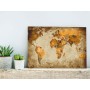 Quadro fai da te - Brown World Map