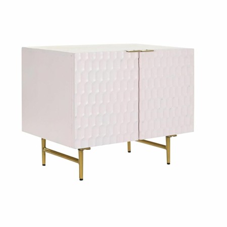 Credenza DKD Home Decor Rosa Dorato Metallo Legno di mango (63 x 43 x 52 cm)