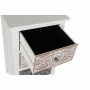 Cassettiera DKD Home Decor Marrone MDF Bianco Marrone scuro Arabo (48 x 36 x 81 cm)