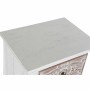 Cassettiera DKD Home Decor Marrone MDF Bianco Marrone scuro Arabo (48 x 36 x 81 cm)