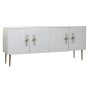 Credenza DKD Home Decor Dorato Bianco Ferro Legno di mango (180 x 55 x 81 cm)