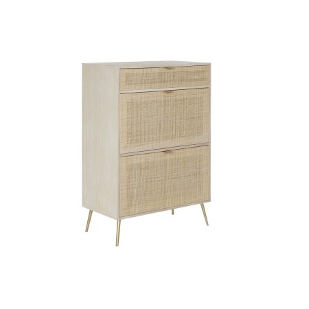 Scarpiera DKD Home Decor Rattan Legno di paulownia (75 x 40 x 112,5 cm)