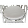 Sedia da giardino DKD Home Decor Poliestere Bianco Rattan (96 x 66 x 145 cm)