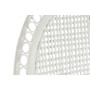 Sedia da giardino DKD Home Decor Poliestere Bianco Rattan (96 x 66 x 145 cm)