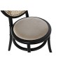 Sedia da Sala da Pranzo DKD Home Decor Nero Beige Rattan Vintage Olmo (43 x 43 x 89 cm)