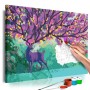 Quadro fai da te - Purple Deer