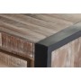 Credenza DKD Home Decor Naturale Nero Metallo Acacia (140 x 40 x 85 cm)