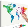 Quadro fai da te - Colours of the World